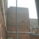 From the Window of 140 N. Main St. towards the back of Old Furniture Store Building