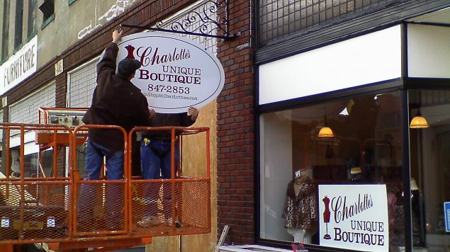 Charlotte's Sign Installation